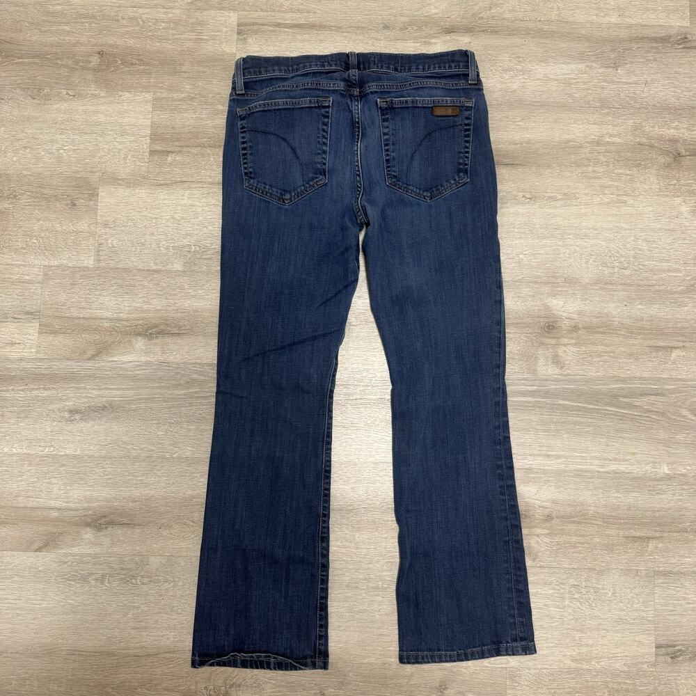 Joe's Jeans Womens 31 Blue The Rocker Mid Rise Bootcut Denim Medium Wash